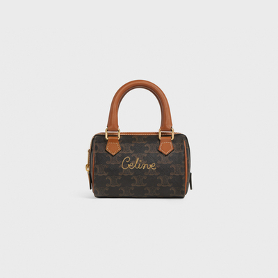 赛琳/Celine · 老花波士顿斜跨包 超mini