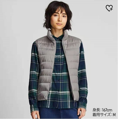 优衣库uniqlo女士羽绒背心