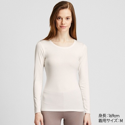 优衣库/Uniqlo · 薄款自发热 女士秋衣