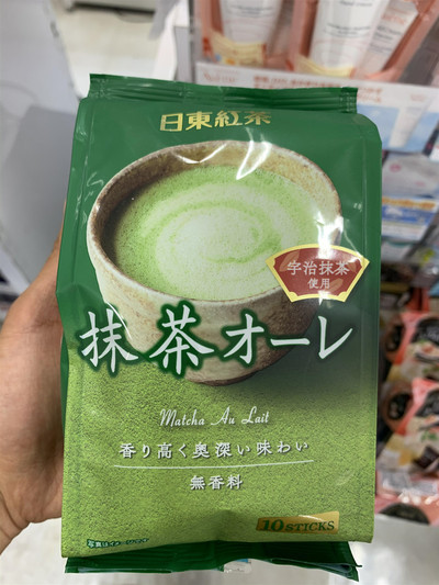 日東红茶 · 宇治抹茶欧蕾奶茶