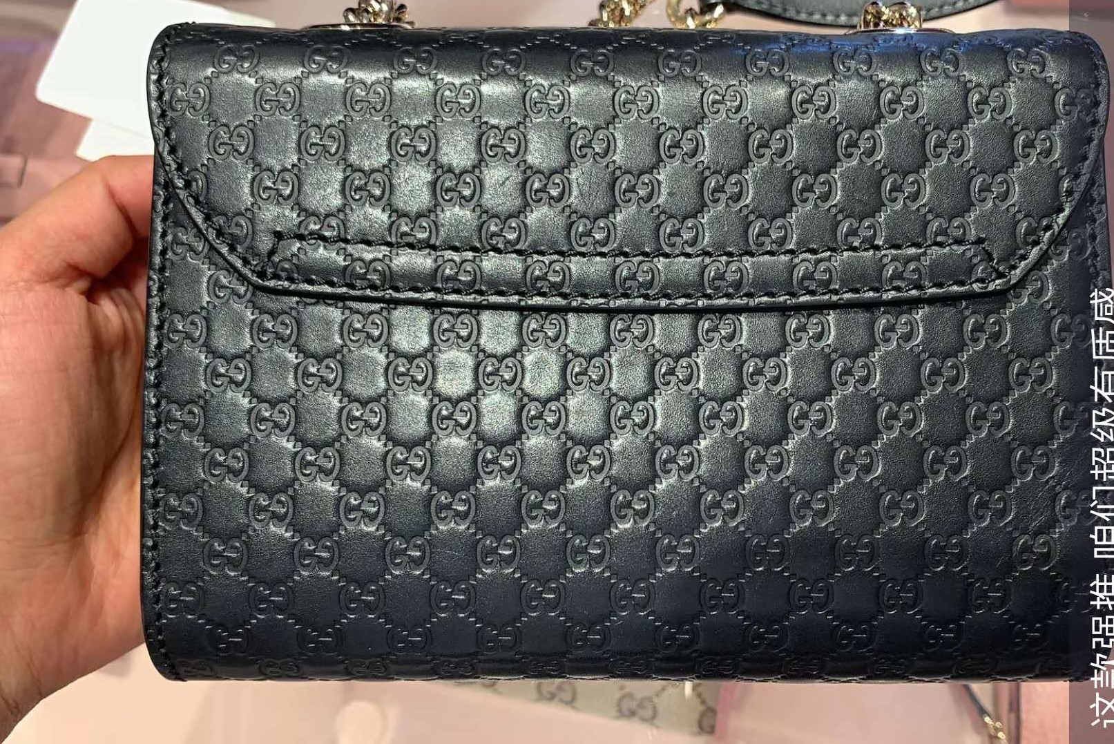 GUCCI古奇 · 双G牛皮单肩斜挎链条女包
